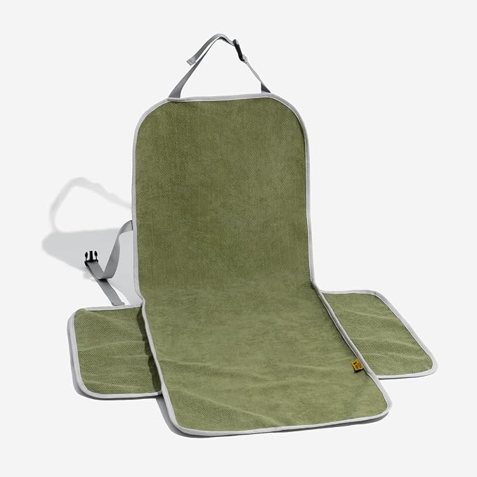 FUNNY FUZZY Dog Car Seat Cover for Front Seat, Dog Seat Cove Waterproof, Scratchproof Non-Slip Car Seat Protector, Universal Fit Most Cars, SUVs, Trucks, Green - Image 8