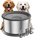 6.5L Dog Water Bowl No Spill 1.6 Gallon Stainless Steel Water Bowl with 4 Filters for Dogs 220oz Large Capacity No Splash Slow Drinking Feeder with Anti-Slip Mat for Messy Drinkers by Xetino