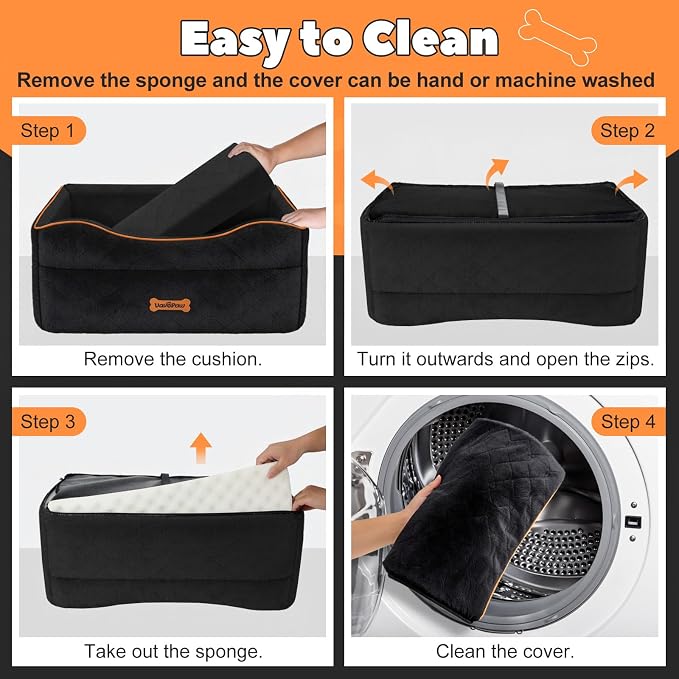 VavoPaw Medium Dog Car Seat Under 50Lbs or 2 Small Dogs Under 25Lbs - Image 8