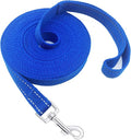 Nylon Training Dog Leash for Small Medium Dogs, 15ft 20ft 30ft 50ft 100ft Reflective Long Leash Dog/Puppy Lead for Obedience Recall Training, Camping by MANDAO