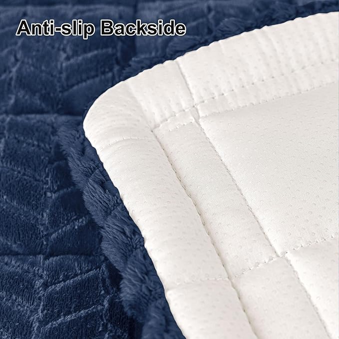 Smiry Couch Cover for Dogs, Non Slip Fuzzy Pet Sofa Covers Washable | Sofa Slipcovers for 2 Cushion Couch, Soft Thick Furniture Protector for Cats Dogs, Against Fur, Dirt, Scratch (27.6"x47") - Image 6