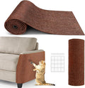 78.7"x15.8" Cat Scratching Carpet Mat Furniture Protector, Covering DIY Cat Tower,and Replacement Pads, Self-Adhesive Trimmable Mat Brown by CHUANGSEED