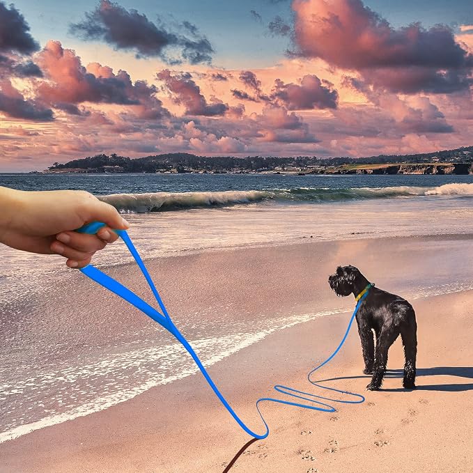 Wolfone Waterproof Dog Leash 20FT Long Line Recall Training Lead | Long Dog Lead PVC coated waterproof leash with easy clean surface strong training rope for recall hiking and beach trips - Image 4