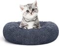 MIXJOY Orthopedic Dog Bed Comfortable Donut Cuddler Round Pet Beds Ultra Soft Washable Dog and Cat Cushion Bed (20'', Dark Grey) by MIXJOY