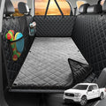 URPOWER Back Seat Extender for Dogs, Large Hard Bottom Dog Car Seat Cover | Supports 550 lbs, Stable 3-Panel Hard Bottom, Added High-Density Foam for Comfort, Waterproof 900D Oxford, 45% More Space by URPOWER