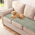 H.VERSAILTEX Plush Chenille Couch Cover for 3 Cushion Couch Anti Slip Washable Sofa Slipcovers Soft and Durable Furniture Protector for Dogs Cats Kids (27.5" x 71", Sea Foam) by HVERSAILTEX