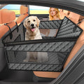 Instraella Dog Car Seat for Large Dogs, Hard Bottom Half Back Seat Extender | For Medium & Large Dogs, Fits Cars, SUVs & Trucks, Waterproof & Non-Slip with Mesh Windows, Leash Slot & Room for a Passenger by Instraella