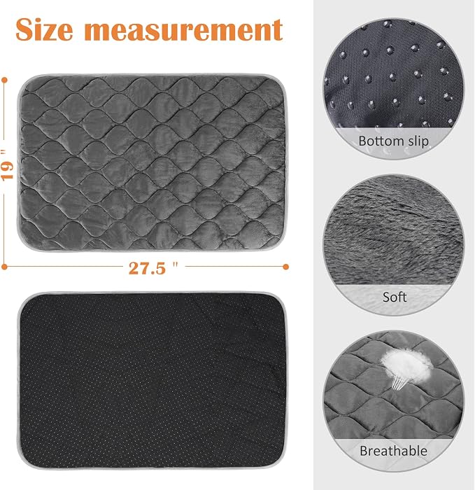 Self-Warming Cat Bed and Heating Mat - Thermal Pet Bed for Dogs and Cats - Crate Pad - Image 9