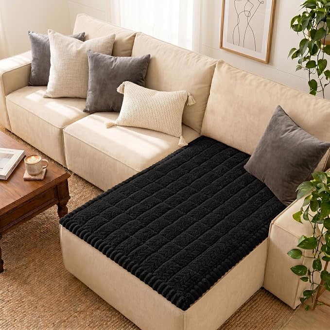 Smiry Couch Cover for Dogs, Non Slip Fuzzy Pet Sofa Covers Washable | Sofa Slipcovers for Sectional Couch, Soft Thick Furniture Protector for Cats Dogs, Against Fur, Dirt, Scratch (43"x63") by Smiry