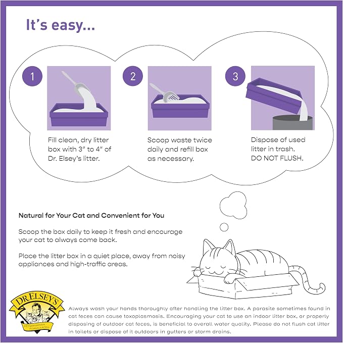 Dr. Elsey's Clean Tracks Clumping Clay Cat Litter 18 lb. Bag - Image 7