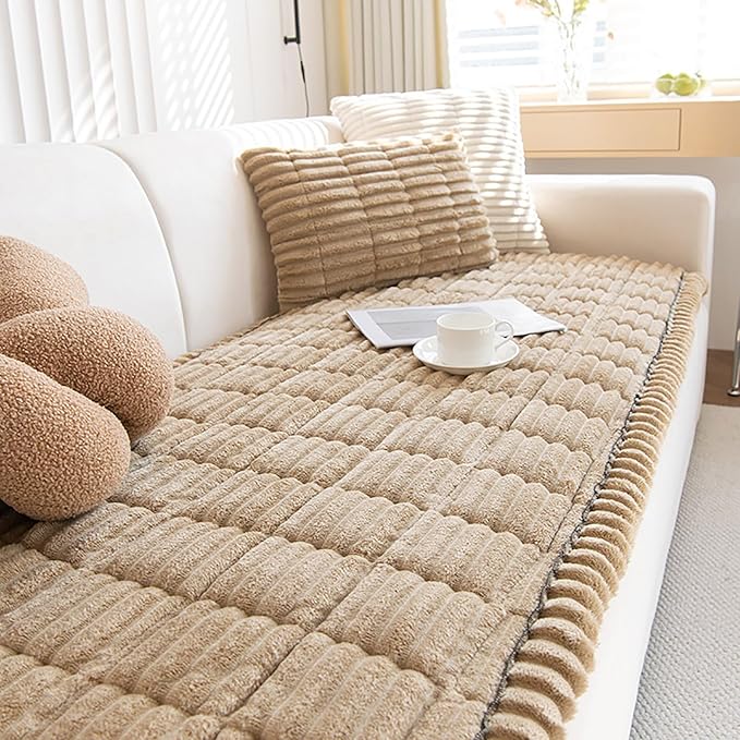 ZQFFB Couch Cover for Dogs Washable Non-Slip Pet Friendly Sofa Protector | Multiple Sizes Dog Blanket Fit Sectional Sofas & Loveseats, Prevents Pet Hair, Scratches & Stains by Whereelegancemeetscomfort