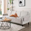 TAOCOCO Waterproof Large Couch Covers for Dogs, Non Slip Sofa Cover, 78.7'' | Washable Oversized Couch Covers with Arms for 3 Cushion Couch, Dog Sofa Cover Protector, Pockets & Backless Design, Cream by TAOCOCO