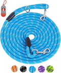Long Rope Leash for Dog Training 16FT 30FT 50FT 100FT, Reflective Threads Check Cord Recall Training Agility Dog Lead for Large Medium Small Dogs, Dog Tie-out Cable for Playing, Camping, or Backyard by Lanwandeng