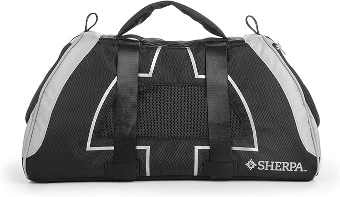 Sherpa Forma Frame Crash-Tested Travel Pet Carrier, Airline Approved & Guaranteed On Board - Black, Medium by Sherpa