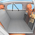 Back Seat Extender for Dogs,Hard Bottom Car Seat Cover for Dogs | With Mesh Window,Waterproof Backseat Pet Cover Hard Bottom-Dog Car Seat Cover for Back Seat Dog Hammock for Car/SUV (L-Grey) by Unknown