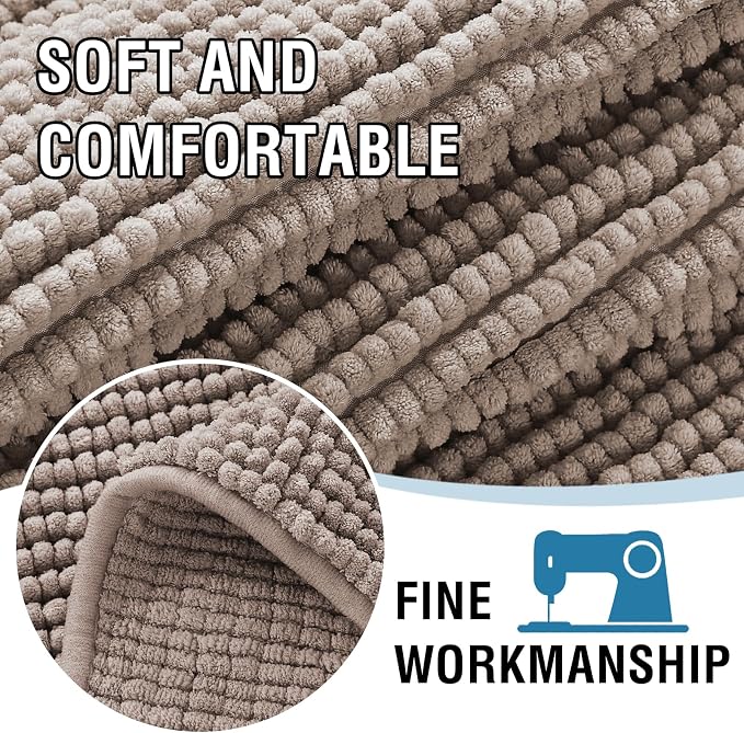 H.VERSAILTEX Plush Chenille Dog Bed Cover Thick Soft Loveseat Cover for 2 Cushion Couch Anti Slip Couch Cover Furniture Protector for Dog, Pet, Cat (35" x 62", Cuban Sand) - Image 4