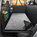 URPOWER Back Seat Extender for Dogs, Large Hard Bottom Dog Car Seat Cover | Supports 550 lbs, Stable 3-Panel Hard Bottom, Added High-Density Foam for Comfort, Waterproof 900D Oxford, 45% More Space by URPOWER