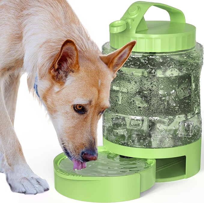 Portable Dog Travel Water Bottle - 77oz Large Travel Water Bowl for Dogs Camping Hiking Beach Traveling Essentials,Big Pet Bottles Bowl Water Dispenser for On The Go Park Car Walking Accessories - Image 9