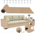 Couch Protector from Cat Claws, Sofa and Chair Anti-Scratch Mat | Helps shield sofas, couch arms, and other furniture from claw damage while giving cats a more appealing place to scratch. by Unknown