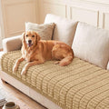 hyha Couch Cover for Dogs, Washable Non Slip Plush Flannel Sofa Protector | Thick Flannel, Anti-Slip Backing, Pet Hair & Scratch Protection, Fits Sofa & Loveseat (35.4" x 82.7") by hyha