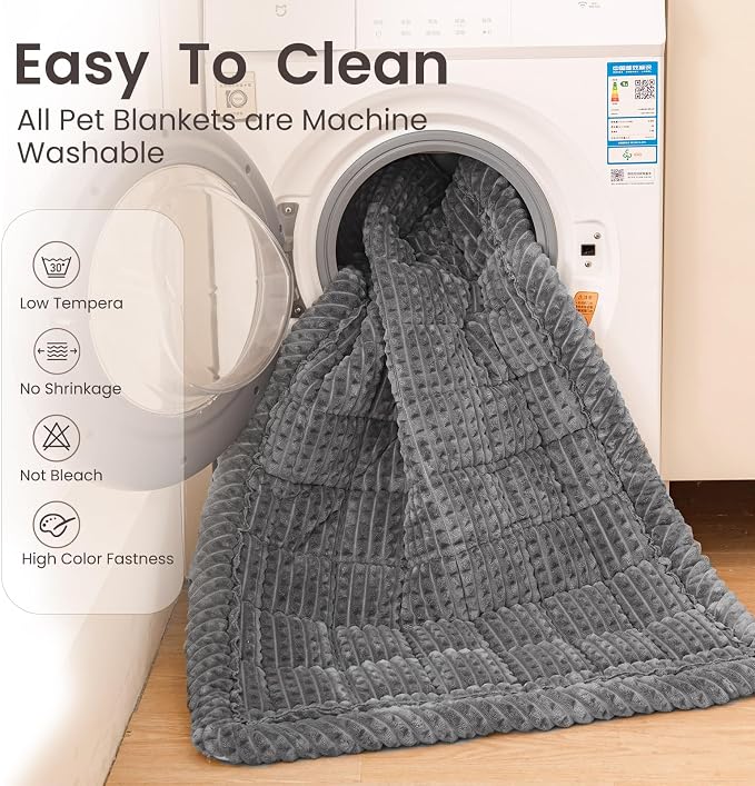 Couch Cover for Dogs Washable, Non-Slip Pet Couch Covers for Sofa, Fuzzy Dog Couch Cover Blanket, Thick, Soft, Plush Couch Cushion Covers for Sofa Protector (Dark Gray, 27.6" x 59"/70 x 150cm) - Image 6