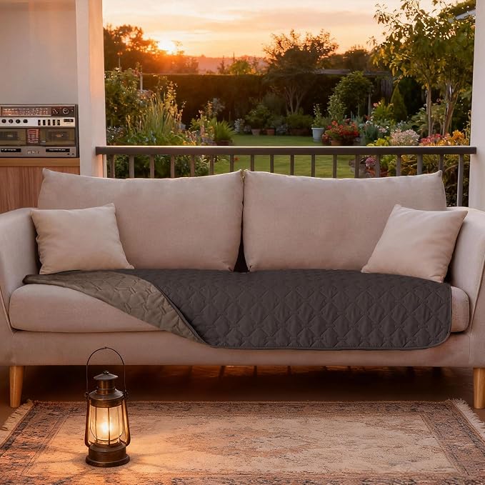 gogobunny Waterproof Blanket, Couch Covers for Dogs, Reversible Protector | 3X Stronger Leakproof, Scratch Proof Durable Furniture Protection, Stain Resistant, Washable, 30x70 Inch Dark/Light Coffee - Image 3