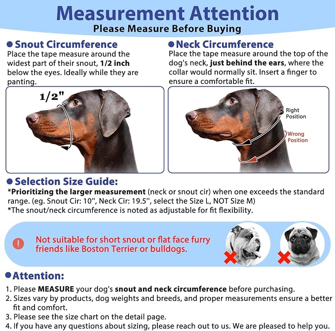 BARKLESS Soft Dog Head Collar, Patented Padded No Pull Head Halter, Training Nose Leash with Safety Link for Medium Large Dogs, Adjustable Muzzle Leash, Easy Control for Walking(Blue, L) - Image 3
