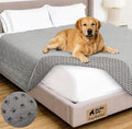 GORILLA GRIP® Waterproof Dog Blanket, Couch Cover for Dogs, 82x102 Gray | Silicone Grip Backing, Washable, Leakproof, Protects Sofa, Sectional, Bed, Crate, Car and RV, Senior Pet Essential by Unknown