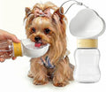 Portable Dog Water Bottle, Travel Bowls, Doggy Food Container | Puppy Drinking Bottle Dispenser | Small Dogs Needs | Gift for Dog Lover | Pet Travel Essentials Boy Dog Accessories by Unknown