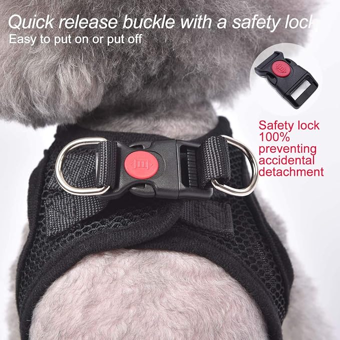 Dog Harness Step-in Breathable Puppy Cat Dog Vest Harnesses for Small Medium Dogs - Image 4