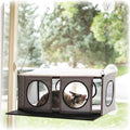 K&H Cat Window Perch, EZ Mount Window Penthouse Kitty Sill, 23x19in, Gray by KHPetProducts