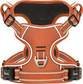 HEELE Dog Harness for Small Dogs No Pull Dog Vest Harness for Small Dog with Soft Padded Handle Reflective for Outdoor Training, Pumpkin Orange, S | Soft Breathable Padded Pet Vest, No Pull No Choke, Adjustable 2 Metal Rings for Outdoor Walking Training by HEELE