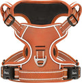 HEELE Dog Harness for Large Dogs No Pull Dog Vest Harness for Large Dog with Soft Padded Handle Reflective for Outdoor Training, Pumpkin Orange, L | No Choke with Control Handle, Soft Breathable Padded Pet Vest, Adjustable, Reflective Front Clip Vest f... by HEELE