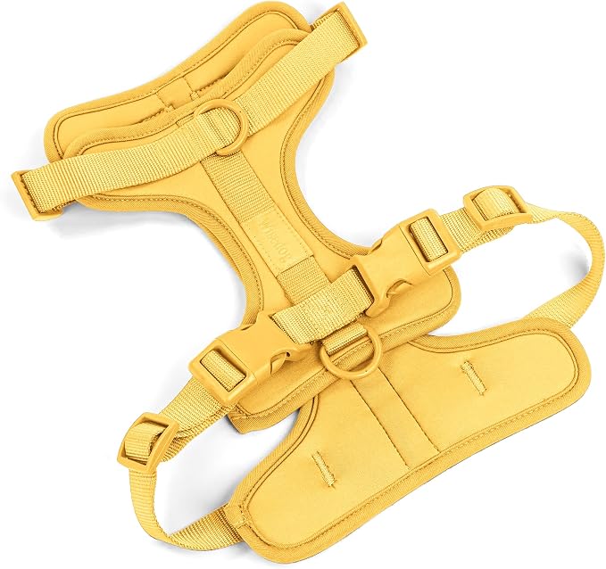 Wisedog No Pull Dog Harness, Butter Yellow, X-Small | Lightweight, Adjustable Breathable Pet Vest, Soft & Comfortable Cushion, Small Medium Large Dogs by WisedogPetSupplies