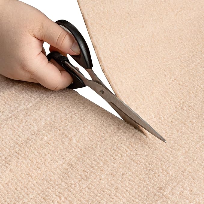 Cat Carpet remnants Cat Scratching Mat Trimmable Self-Adhesive Carpet DIY Climbing Scratcher Scratch Furniture Protector Covering Posts (78.7" x 15.8" Beige) by Unknown