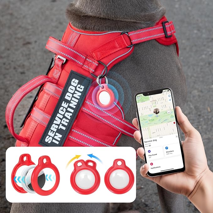 Service Dog Harness + ID Tag 50 ADA Information Cards - No Pull Dog Vest 10 PCS Removable Patches - Reflective Emotional Support Animal Vest for Large Dogs - Adjustable Breathable ESA Training Vest - Image 2