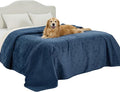 Bedsure Waterproof Bed Cover for Bed and Dogs Quick Drying, 82x102IN | Waterproof Blanket Washable for Large Dogs King Bed Cozy, Lightweight Furniture Protector for Pet Cat, Ash Grey by Unknown
