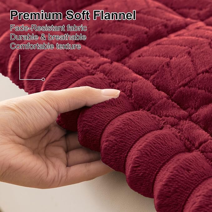 Smiry Couch Cover for Dogs, Non Slip Fuzzy Pet Sofa Covers Washable | Sofa Slipcovers for 3 Cushion Couch, Soft Thick Furniture Protector for Cats Dogs, Against Fur, Dirt, Scratch (35.4"x70.9") - Image 2