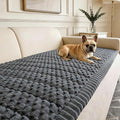 Couch Cover for Dogs Washable, Non Slip Soft Cozy Grey | Pet Friendly, Fuzzy Durable Plush Thick Slipcovers for 3 Cushion Sofa Cover Protector Mat Bed Furniture Couches 27.6"x70.9" by CoSofSLIP