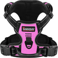 BARKBAY Dog Harness for Small Sized Dog No Pull 2 Leash Clips Dog Vest | Control Handle,Comfort,Heavy Duty,Adjustable Reflective,Perfect for Outdoor Training, Walking,Hiking(XS,Pink) by BARKBAY