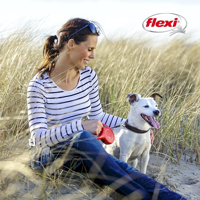 FLEXI® Classic Cord Retractable Dog Leash, Medium, 26 ft - Black | German engineered, original flexi leash, durable quality for dogs up to 44 lbs, tangle-free, walking, reliable brake system - Image 6