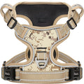 HEELE Dog Harness, No Pull Adjustable Padded Reflective Harness for Small Medium Large Dogs with Handle for Walking Training, Camo Tan, XL | Reflective Front Clip Vest with Control Handle, No Choke, Adjustable 2 Metal Rings for Outdoor Walking Training by HEELE