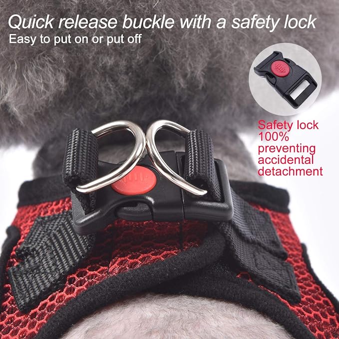 Dog Harness Step-in Breathable Puppy Cat Dog Vest Harnesses for Small Medium Dogs - Image 4