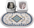Bienbee Cat Litter Mat, 33" x 22" Dense Trapping Mesh for Litter Boxes | Litter Box Mat with PVC Mesh, Waterproof &Urineproof, Non-Slip Grip, Soft On Kitty Paws and Easy to Clean to Protect Floor by Bienbee