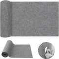 Cat Scratch Furniture Protector, Trimmable Self-Adhesive Cat Scratch Pad, 78.7"x11.8" Carpet Cover for Couch, Sofa, Walls, Furniture Cat Scratcher Board, Anti Scratch Pad for Cat Claws (Gray) by AOEEKI
