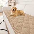 Smiry Couch Cover for Dogs Washable, Non Slip Fuzzy Pet Sofa Protector | Soft Thick Furniture Cover for Sofa, Loveseat and Sectional, Scratch & Pet Hair Resistant (Khaki, 27.6" x 70.9") by Smiry