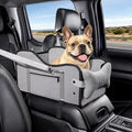 MAXFUT Center Console Dog Car Seat for Small Dogs,Fit for Full Size Truck | Equipped with Soft Padding and Pillow,Double Fixation,Pet Booster with Safety Belt,Puppy Car Seat for Small Dogs 0-30 lbs by Unknown