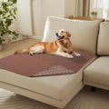 Luciphia Waterproof Couch Cover for Dogs, Non-Slip Pet Sofa Protector | Non-slip waterproof couch cover scratch-resistant machine washable protects sofa bed, Coffee Brown, 40" x 50" by luciphia