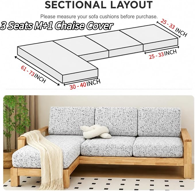 Stretch Sofa Slipcover, 2026 Upgraded Non Slip Couch Cover with Adjustable Straps, Pet Dog Cat Friendly Furniture Protector for 3 Seater, Washable for Living Room - Image 3