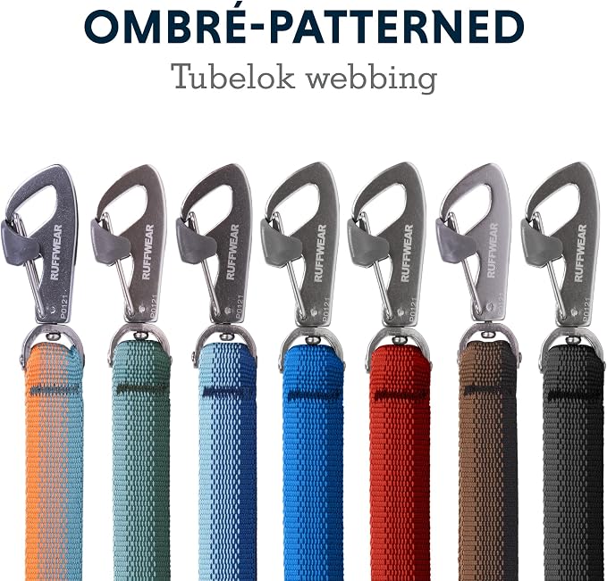 Ruffwear, Front Range Dog Leash, 5 ft Lead, Red Canyon | Light & Strong Lockable Swivel Crux Clip, Padded Handle, Durable Webbing, Traffic Handle & Accessory Loop for Everyday Walks - Image 4